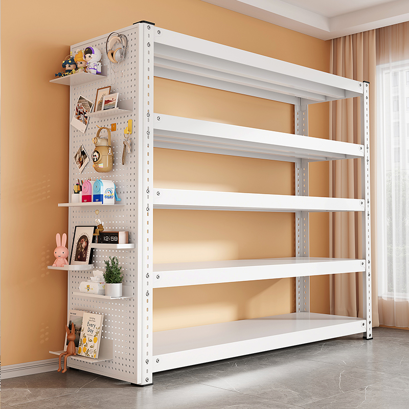 小型货架置物架多层落地储物架超市货物架地下室收纳架仓储铁架子