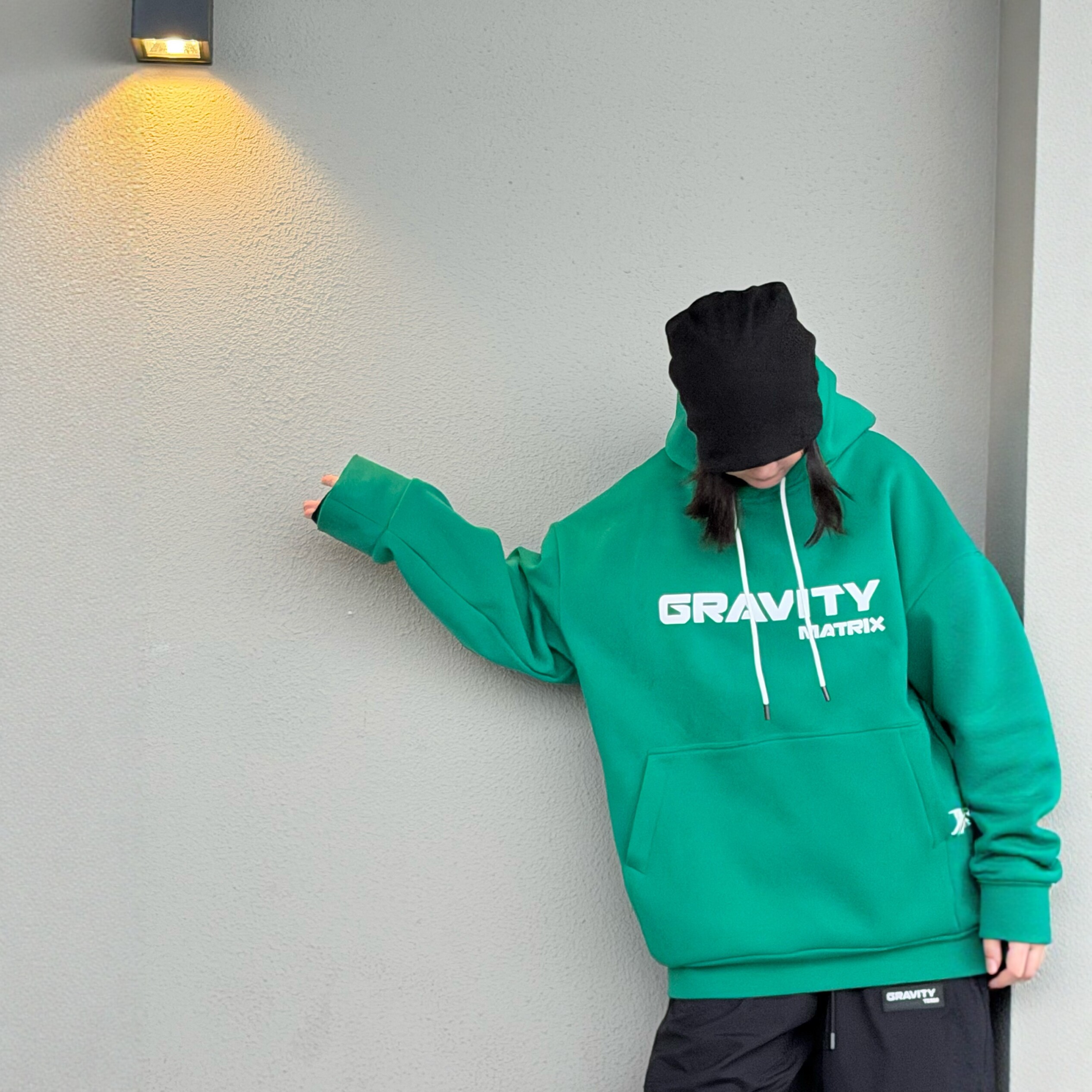 Gravity 糖果色加厚滑雪帽衫 男女同款