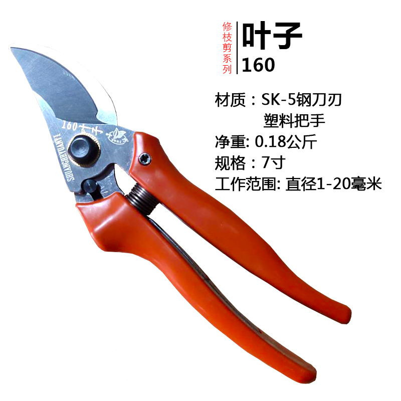 果树剪刀树枝修枝剪园艺剪修花工具疏果修果树果园园林修剪粗枝剪