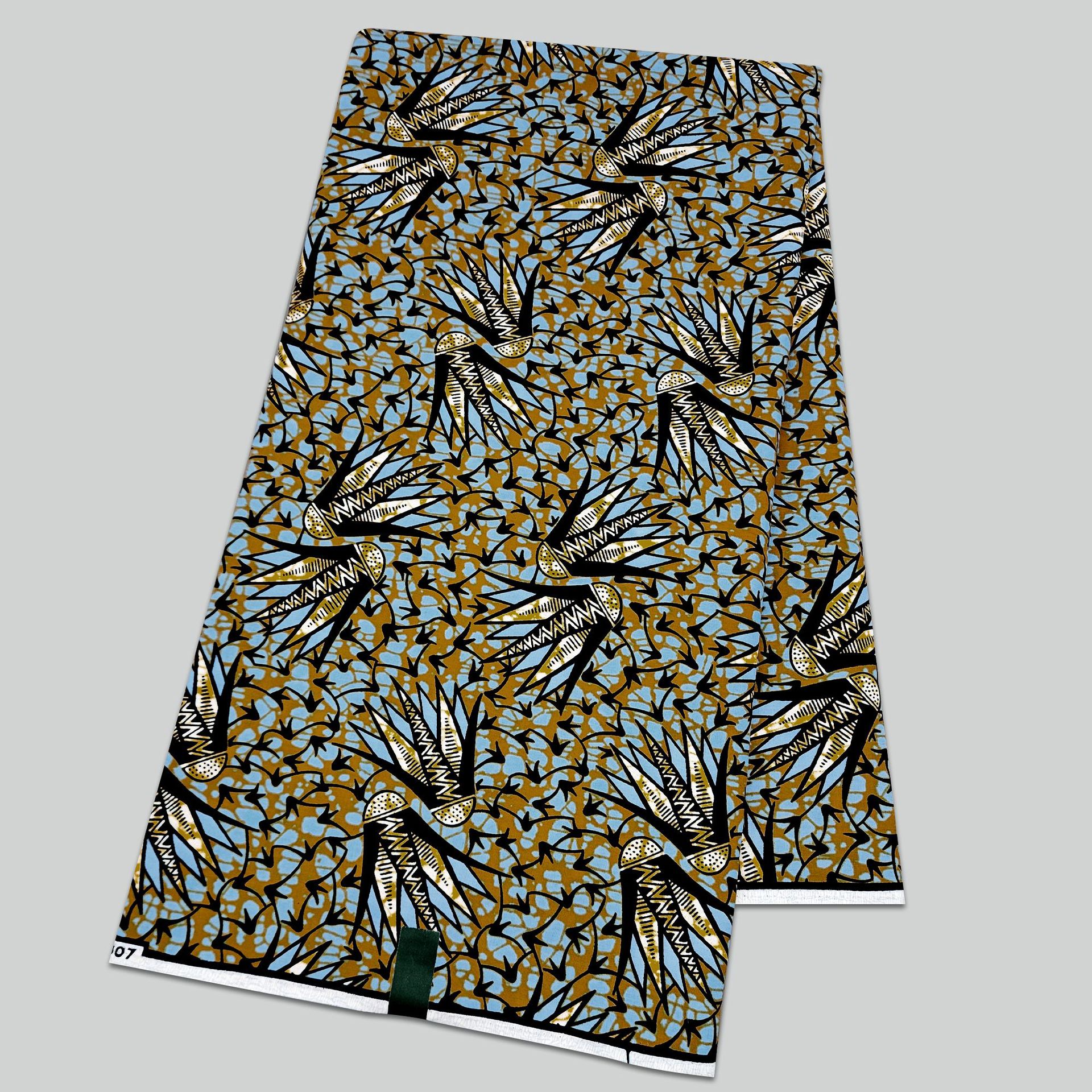 现货非洲全棉蜡染布批发零售Cotton African Wax Fabric6码蜡布