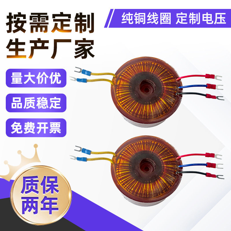 纯铜防水环形200W电源变压器