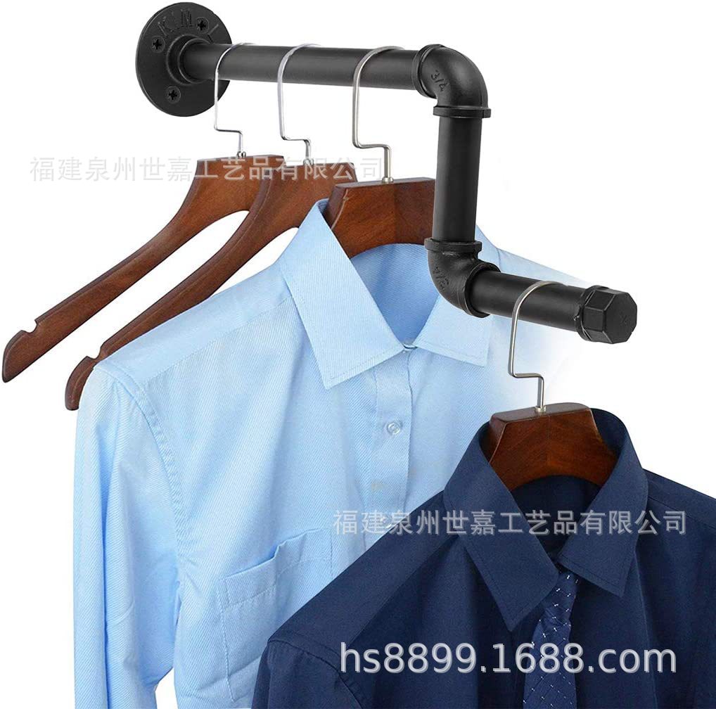 工业管坚固的管衣架支架卧室浴室柜子洗衣房精品服装店