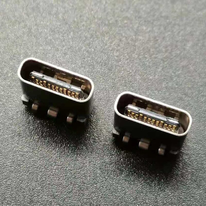 type接头24p立式插脚贴片母座高度8.8/9.3USB TYPEC母头24p连接器