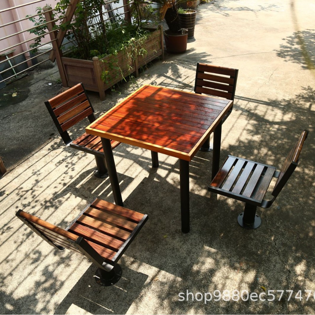 户外玻璃钢防腐靠背棋盘桌椅