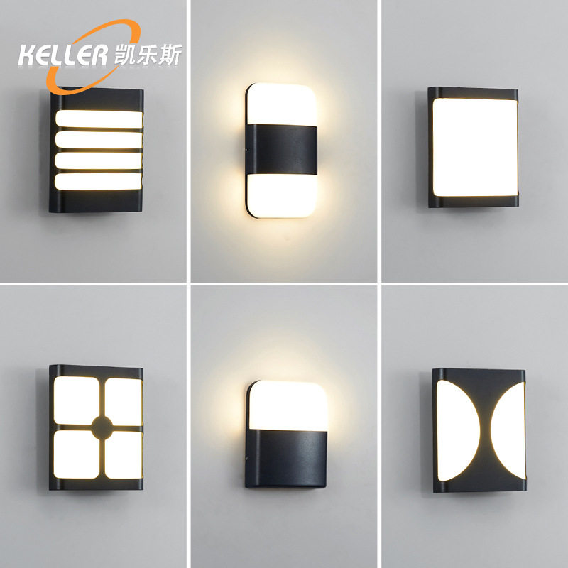 户外壁灯防水led超亮花园别墅阳台灯室外过道走廊楼梯门口庭院灯
