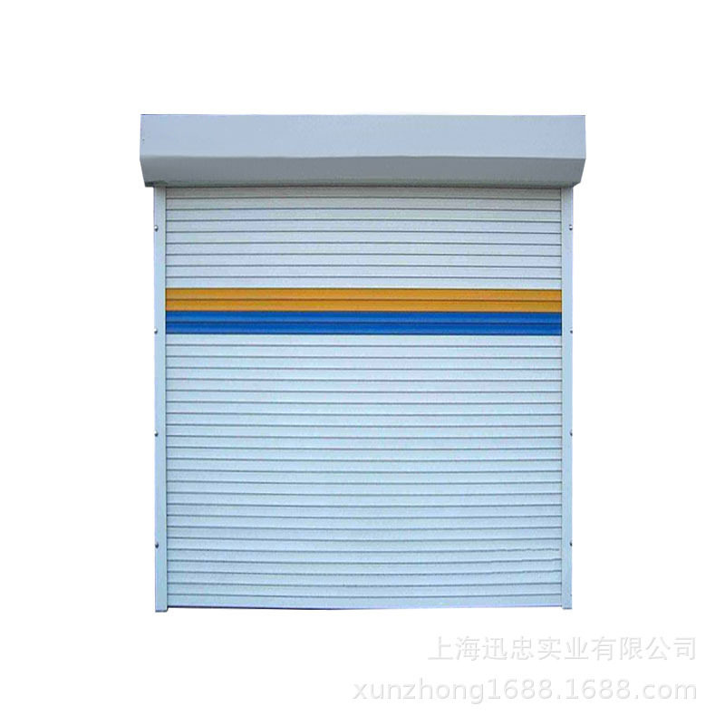 生产加厚抗风卷闸门电动防火卷帘门车库商铺水晶软卷门可发货安装