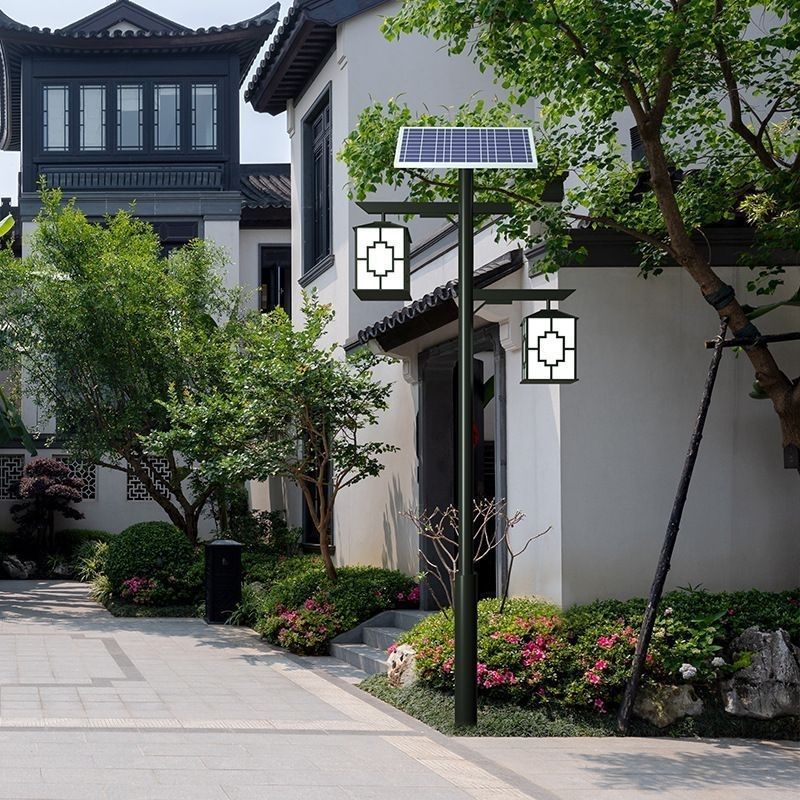 太阳能仿古庭院草坪灯长续航