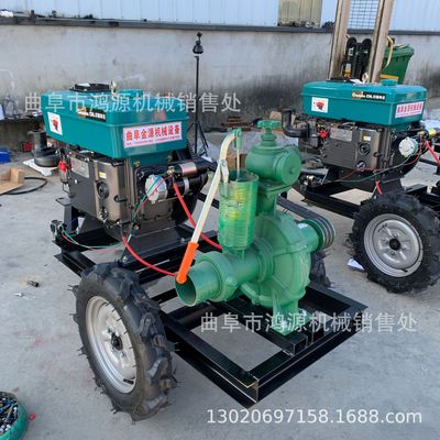 三片叶轮多级泵 移动拖车款8寸抽水泵 工程施工防汛排涝混流泵