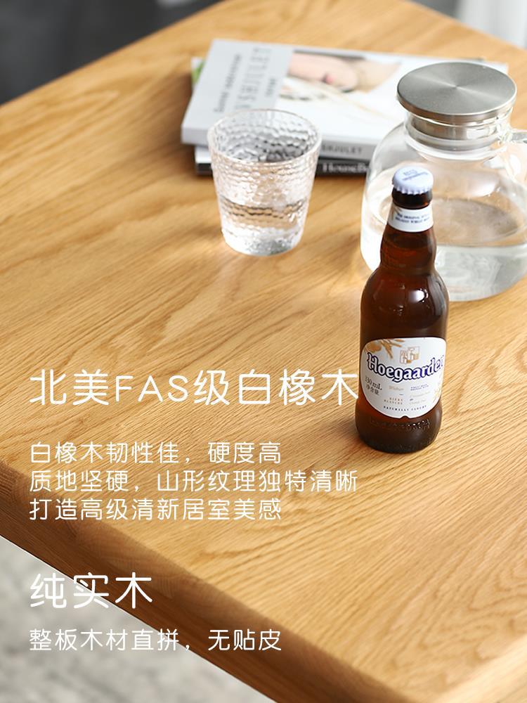 简易餐桌正方形实用现代经典简约橡木桌子小户餐桌四合院麻将洽谈