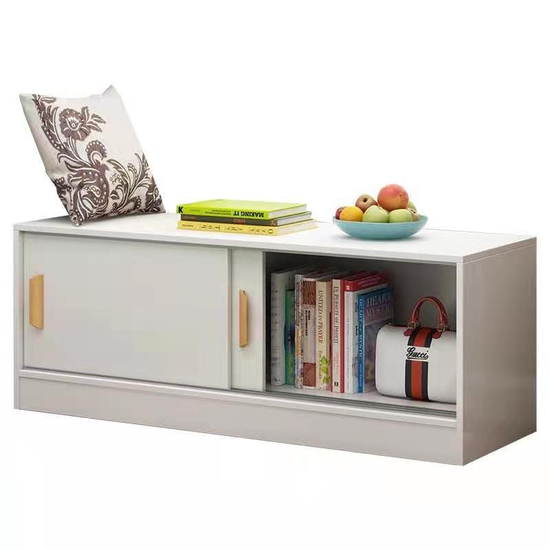 移门飘窗柜储物柜阳台柜客厅地柜矮柜电视柜可坐推拉门钉制