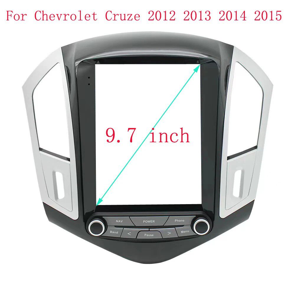 适用雪佛兰科鲁兹2012-2015 CHEVROLET CRUZE安卓导航9.7寸面板框