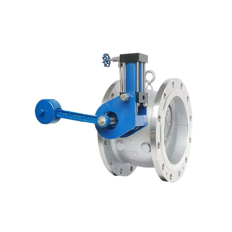 HH47X不锈钢缓冲止回阀 水泵消除水锤 防倒流重锤式蝶形阀 DN150