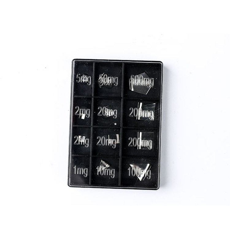 现货标准M1级不锈钢套装砝码1mg-500mg盒装精密电子天平校准砝码