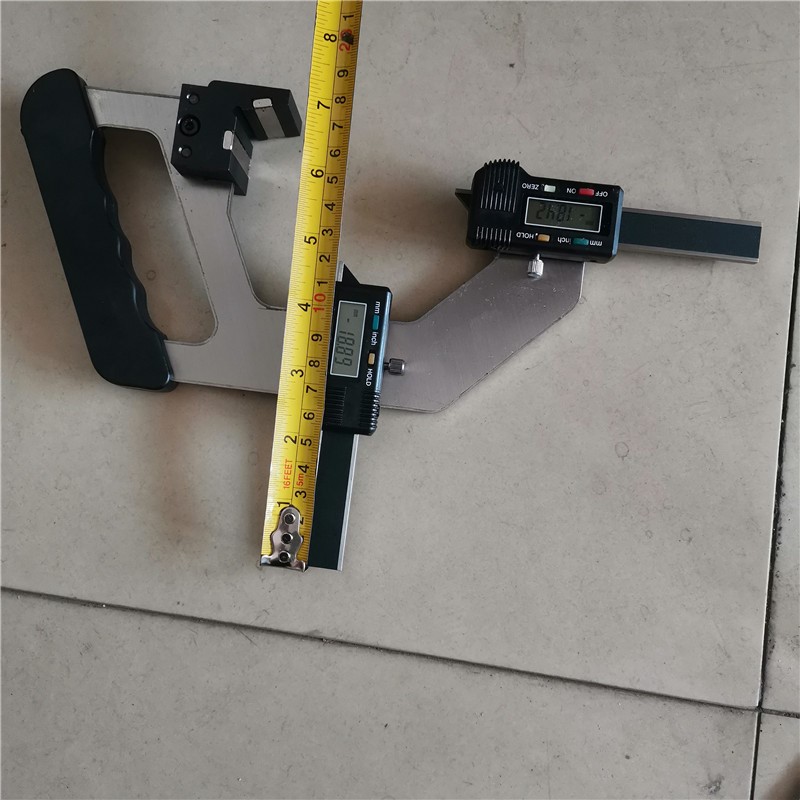数显辙叉磨耗检测尺 路工务器材检测尺 机械式撤叉磨耗测量仪
