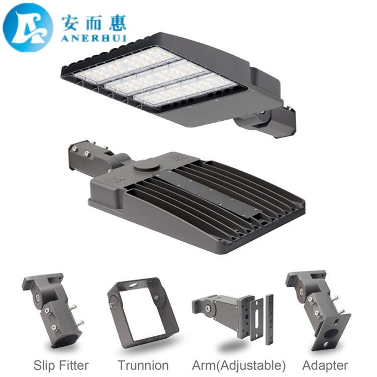 实惠美规停车场灯LED照明灯具配件鞋盒灯外壳套件压铸LED外壳