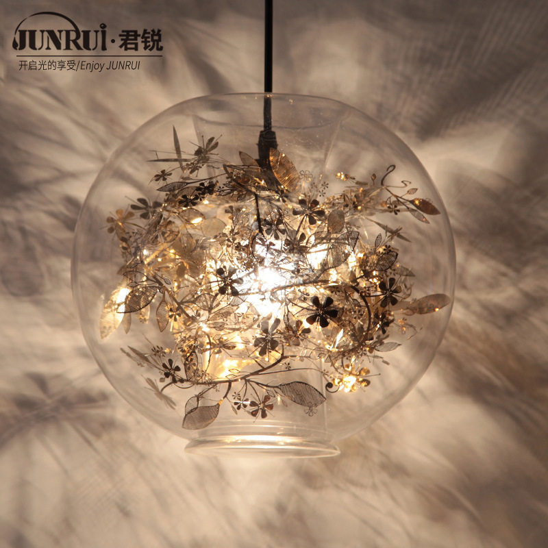 北欧吊灯玻璃后现代简约餐厅吧台服装店咖啡厅灯创意个性艺术灯饰