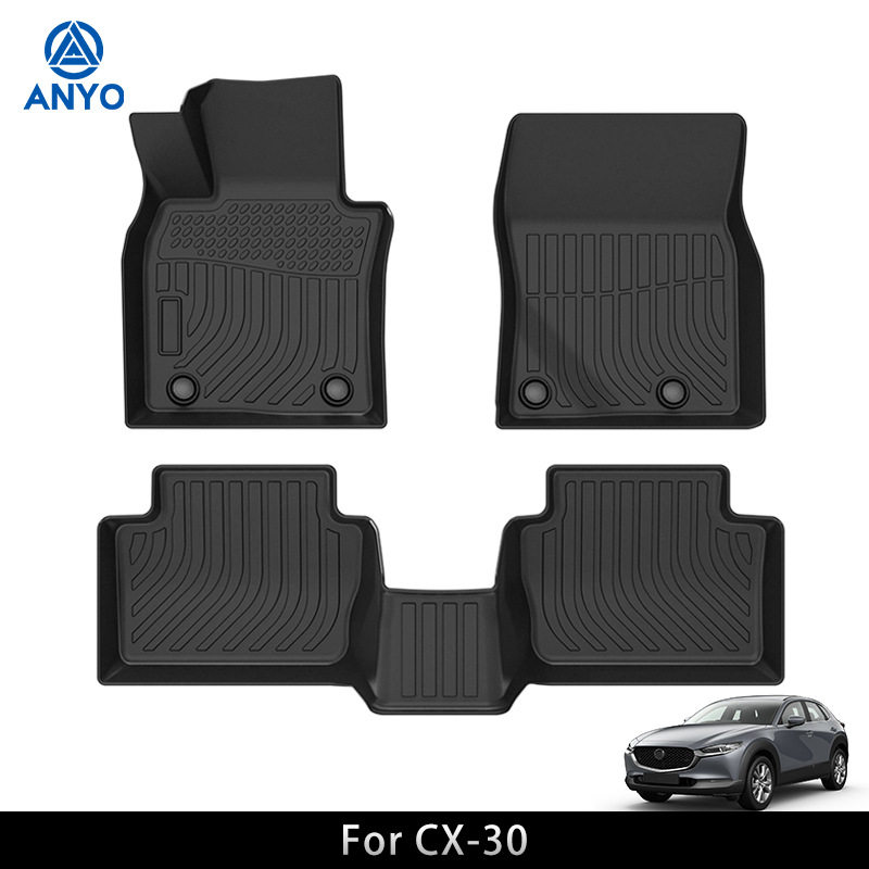 适用于马自达MAZDACX-30cx30跨境后备箱垫TPE汽车脚垫热销专车