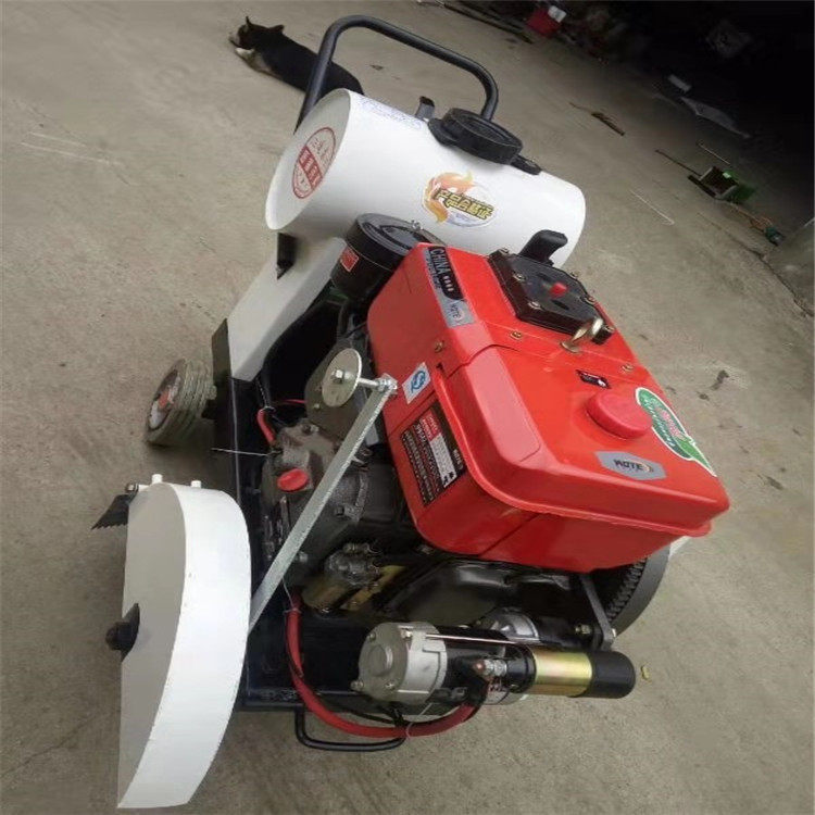 手推式柴油切割机厂家电启动柴油切割机配件混凝土路面柴油切割机