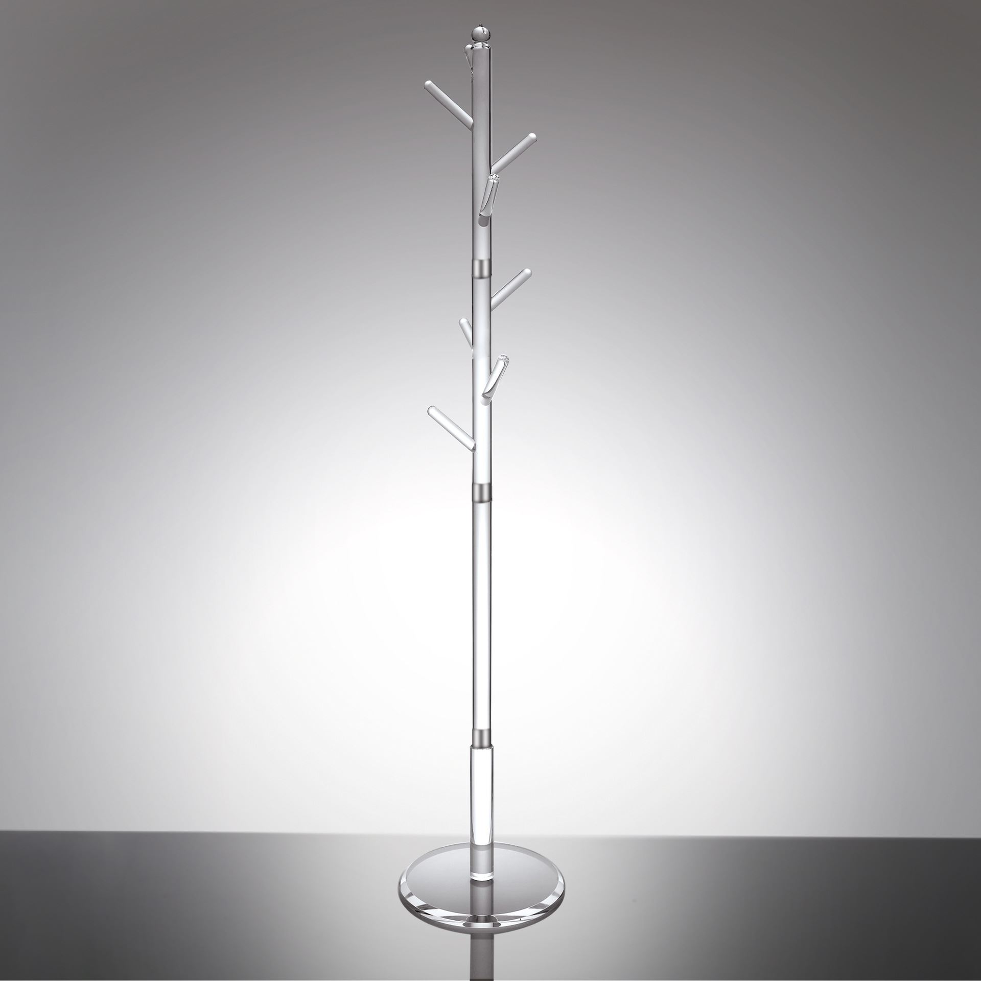 网红衣帽架落地卧室挂衣杆亚克力家用客厅展示架立式衣架简易家具