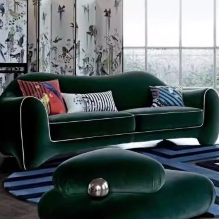 罗奇堡意式轻奢布艺客厅沙发