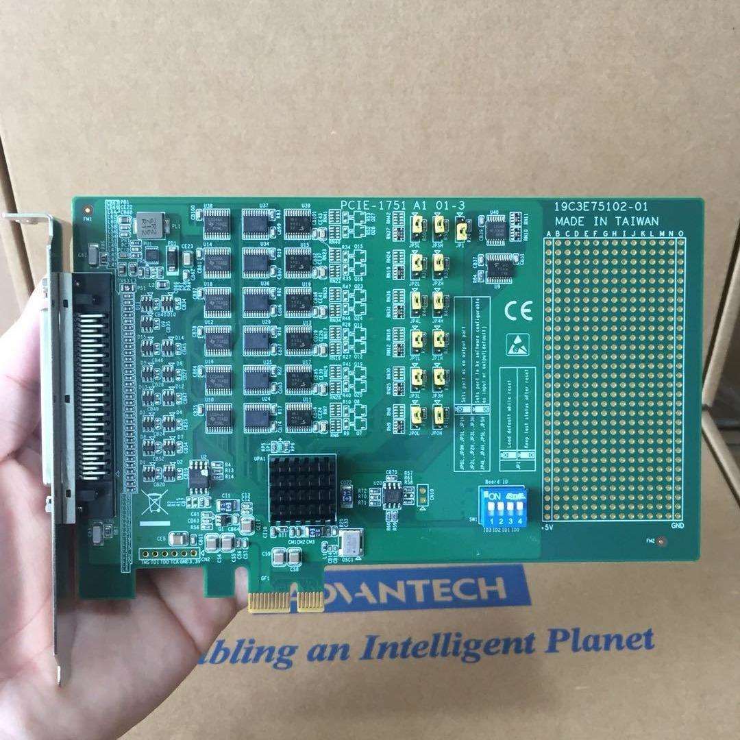研华板卡PCIE-1751-AE48路通道TTL数字量IO计数定时器采集卡全新