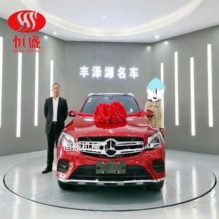 汽车转盘车展旋转展示台电动旋转地台工业展览旋转台车库调头转台