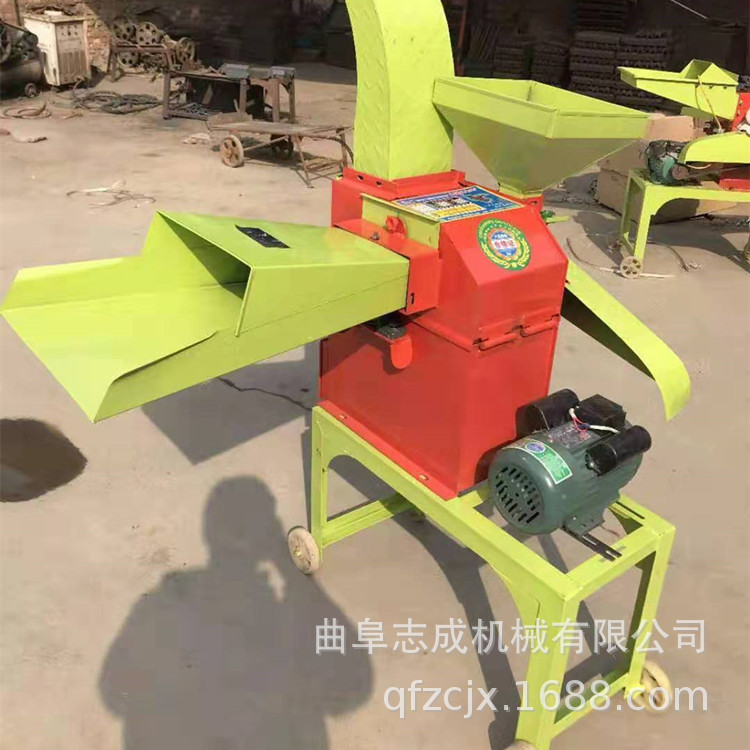 家用铡草机 养殖场青草切碎机 干湿两用秸秆揉丝机
