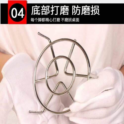 出口加粗304不锈钢蒸笼架养生壶专用蒸架片电饭锅迷你小号高矮脚