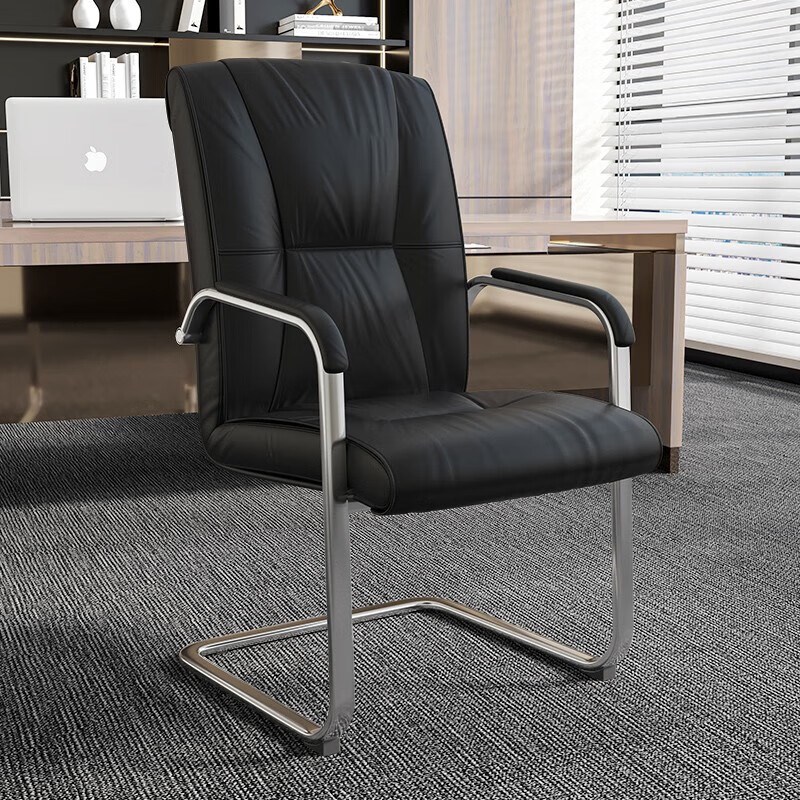 速发办公椅电脑椅人议客职员椅家用书房椅子会椅椅会体工学舒适弓