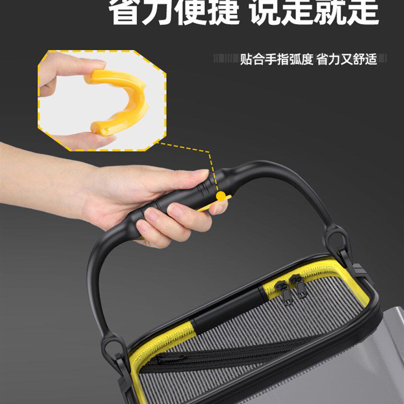 速发折叠活水桶路亚打鱼桶溪钓马口活鱼箱野流鱼护桶钓鱼桶