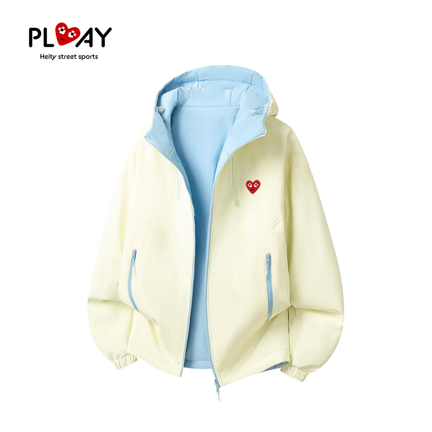 PLAY HEITY 官方棉衣冬季新款休闲双面穿男女同款宽松版百搭外套,男装,棉衣,淘宝优惠券,粉丝福利购,淘宝优惠卷