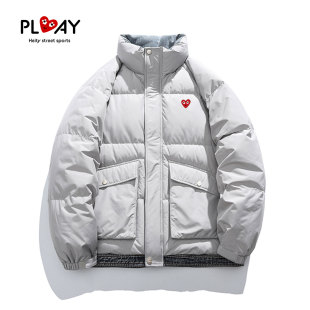 HEITY 时尚 官方羽绒服冬季 潮牌男女同款 风休闲加厚外套 新款 PLAY