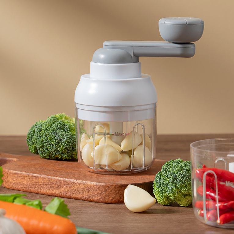 小型蒜蓉机打蒜蓉器辅食搅碎机蒜泥绞肉器蒜泥器家用手动料理机