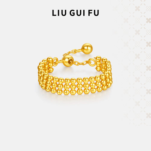 六桂福珠宝S925银饰戒指