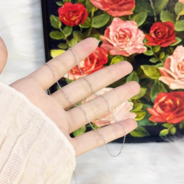 六桂福珠宝S925银素链