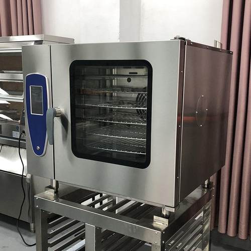 六盘蒸烤箱商用可存储300个菜单烤箱蒸烤热风循环电蒸烤炉