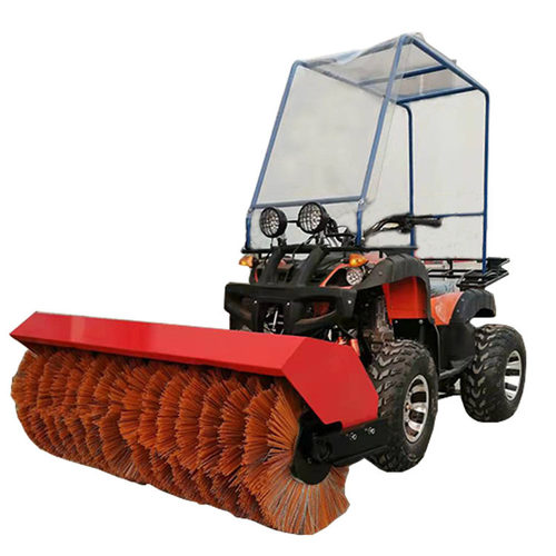 中拓 二合一扫雪机 手推式汽油扫雪机 冬季雪天道路扫雪清雪机可