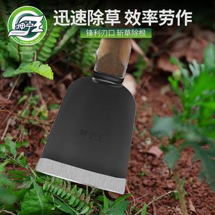 木柄园艺工具三件套家用盆栽养花松土多肉种花种菜刨地小锄头铁镐