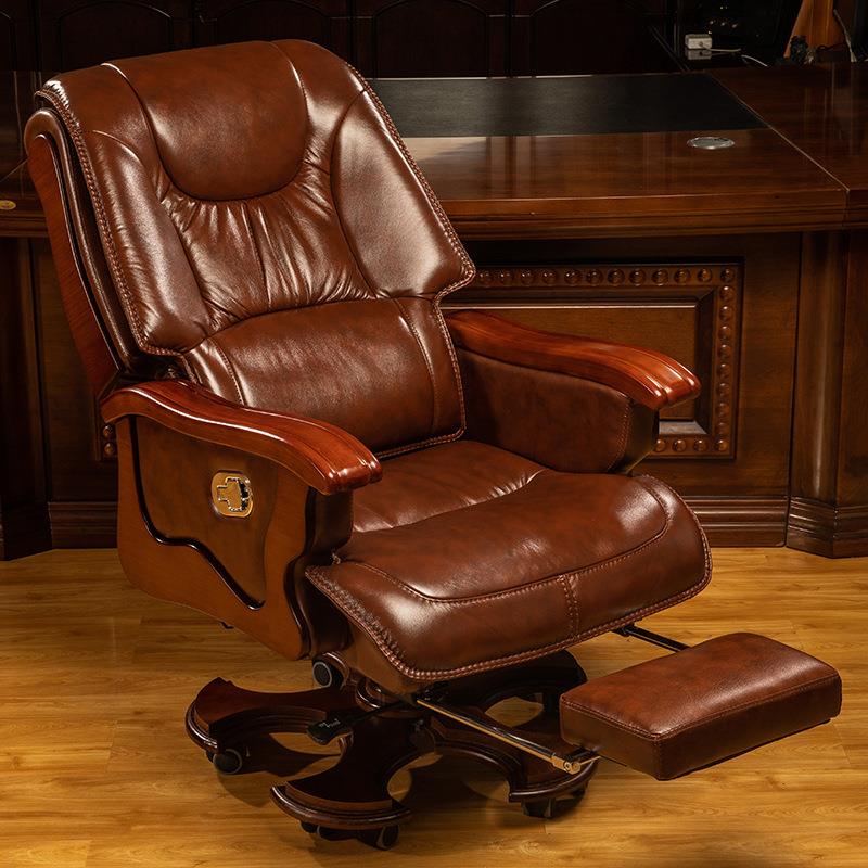 老板椅商务按摩大班椅电脑椅家用办公室可躺升降转椅椅子