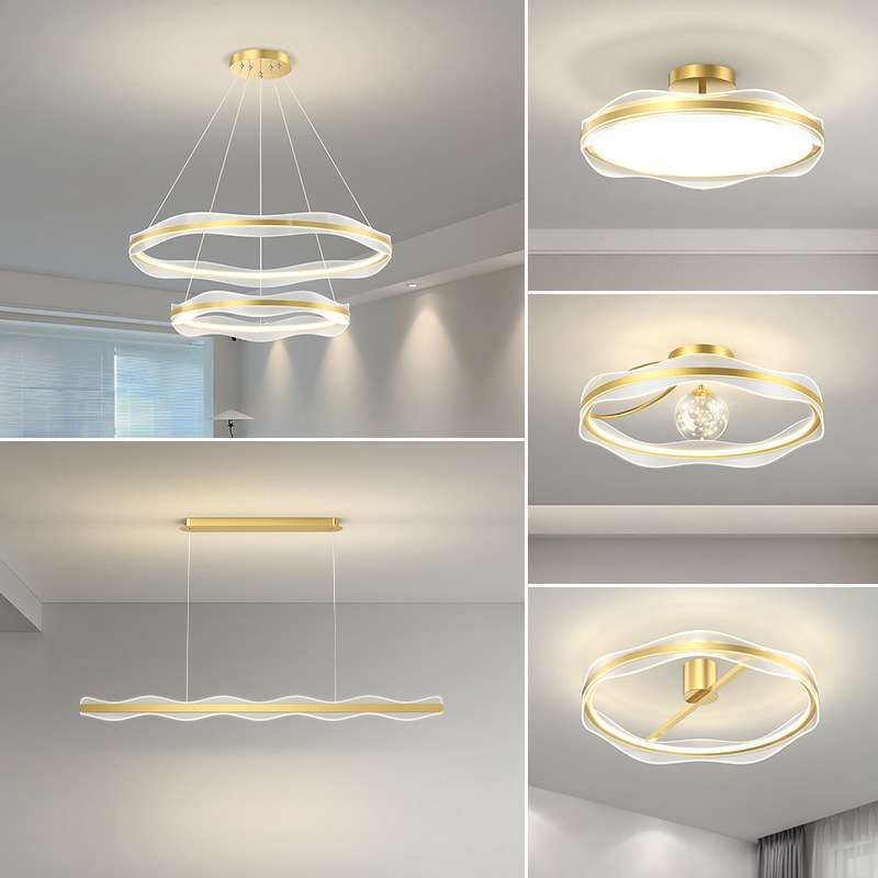 简约现代客厅吊灯2025年新款家用大厅主灯卧室餐厅组合全屋灯具