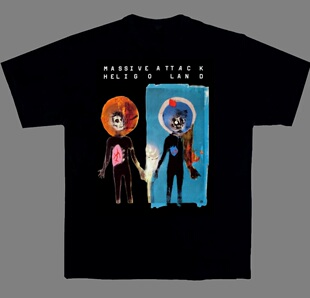 Massive attack heligoland t恤shirt （大举进攻）trip hop