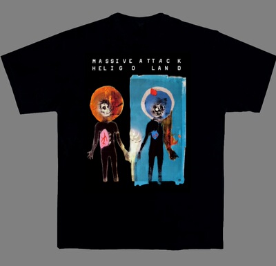 Massive attack heligoland t恤shirt （大举进攻）trip hop