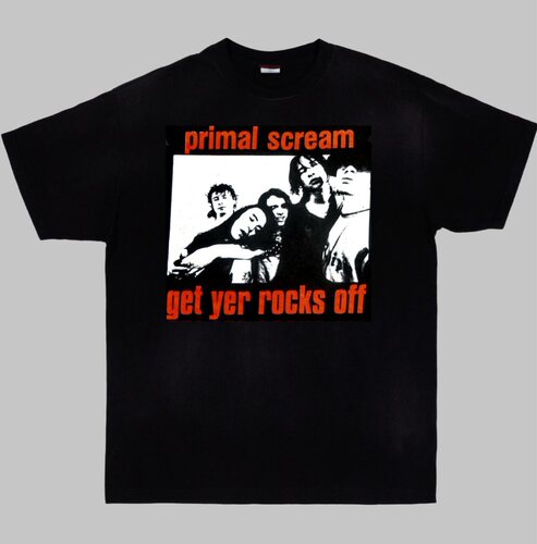 原始吶喊樂團成立於蘇格蘭格拉斯哥 Primal scream t恤shirt