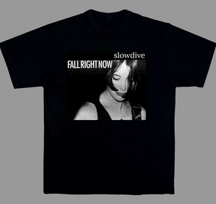 Slowdive 瞪鞋搖滾乐队美式复古男女T恤