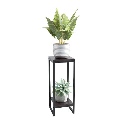 极速北欧铁艺花架m子花盆架子客厅简约落地式阳台花架置物架室内