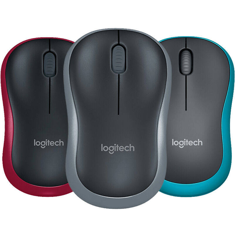 极速罗技(Logitech)M185(M186)B175无线滑鼠办公Y家用滑鼠即插