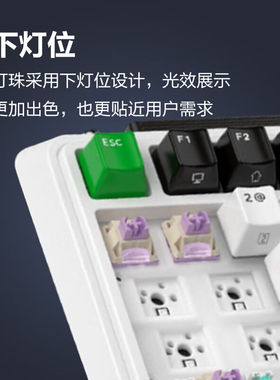 极速珂芝(KZZI)K75p性能版机械键盘有线蓝牙无线2.4G三模gasket结