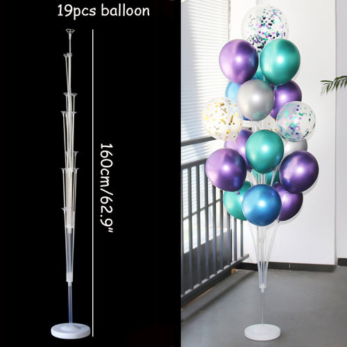 新品7/11/d19 Tube Balloon Holder Balloons Stand Column Confe