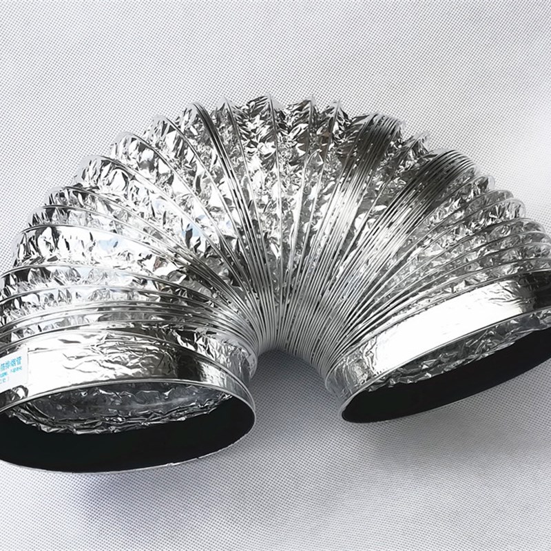 极速厨房抽油烟机排烟管铝r箔排气管排风管吸油烟机管道150/160mm