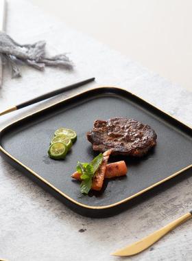 极速3 Size Black Dishes for Serving Matte CoPmplete Tablewar